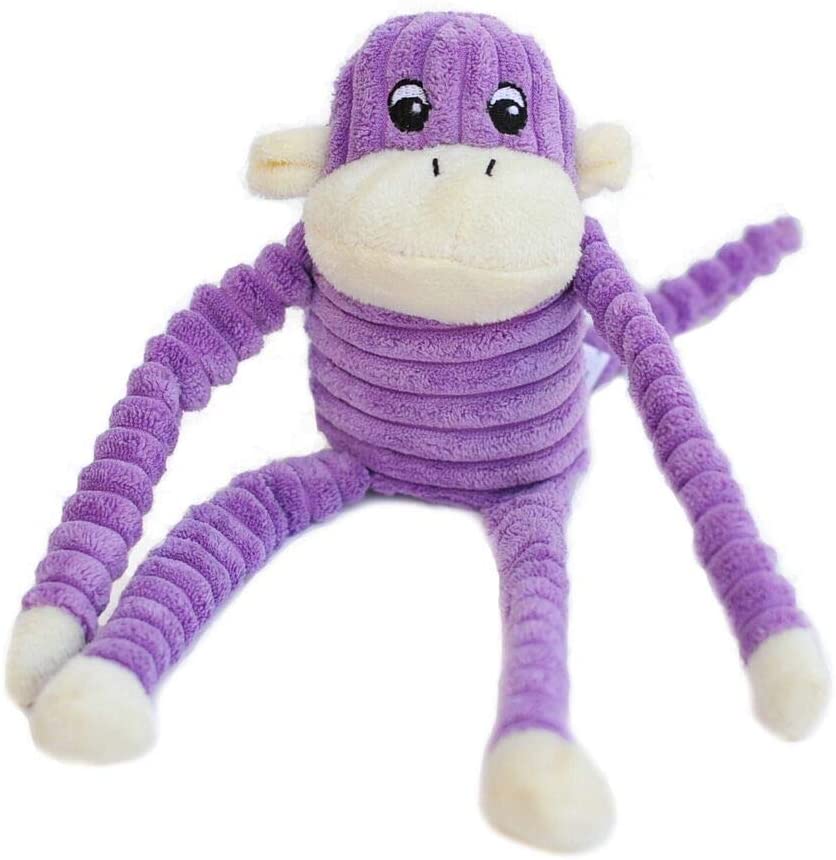 ZippyPaws Spencer The Crinkle Monkey Dog Toy