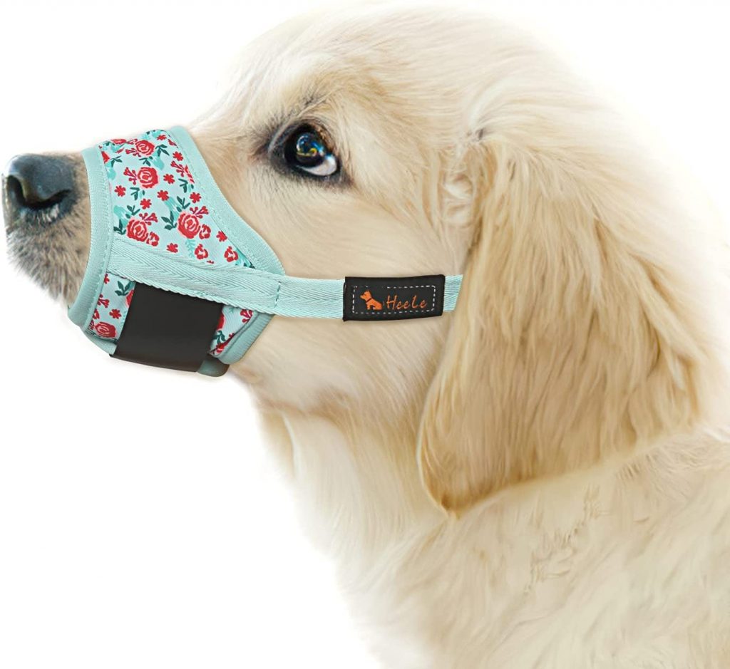 Heele Soft Nylon Print Dog Muzzle