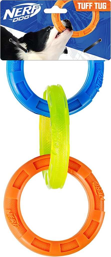 Nerf Dog 3-Ring Rubber Tug Toy