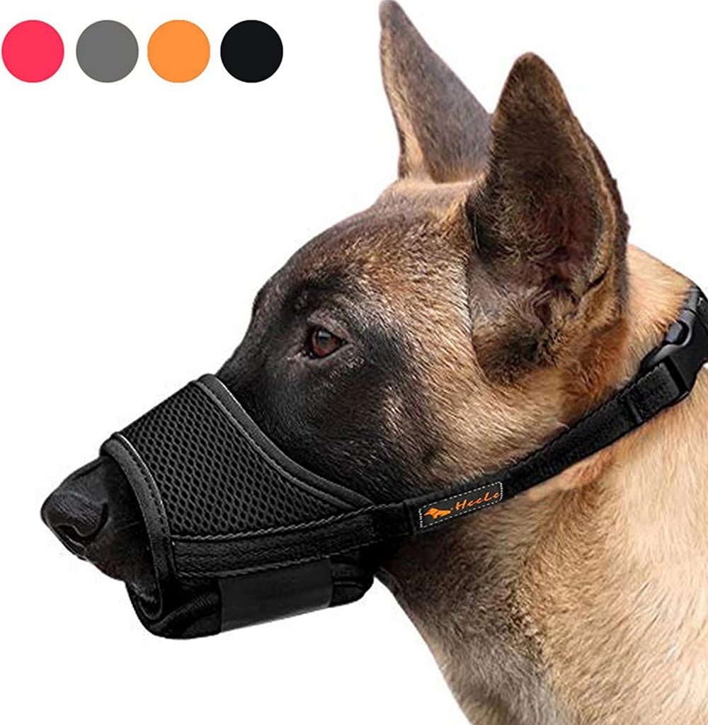 Heele Breathable Mesh Dog Muzzle