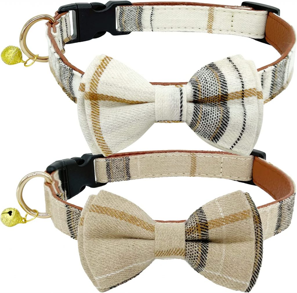 KUDES Plaid Dog Collar