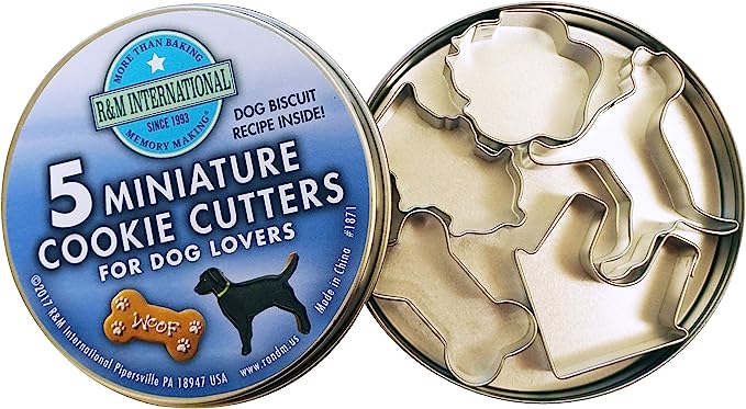 Tiny dog treat cookie cutters