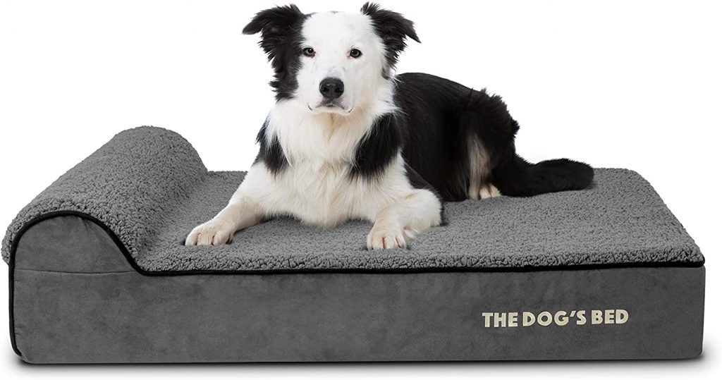 The Dog’s Bed Orthopedic Headrest Dog Bed