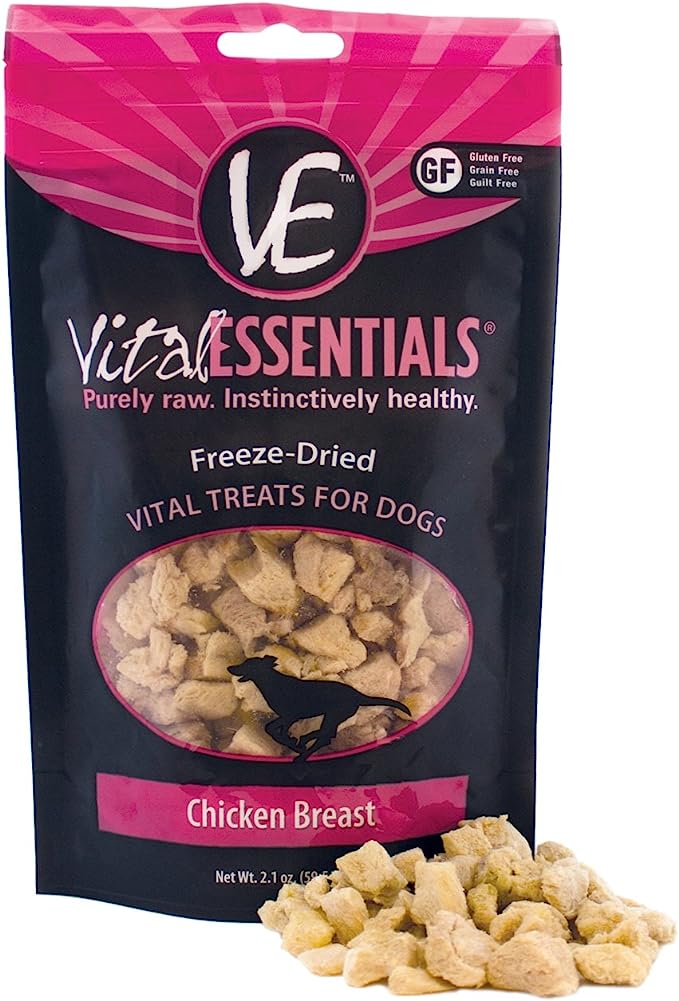 Freeze-dried mini dog treats