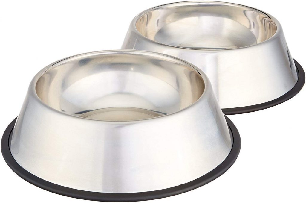 Amazon Basics Stainless Steel Pet Bowls