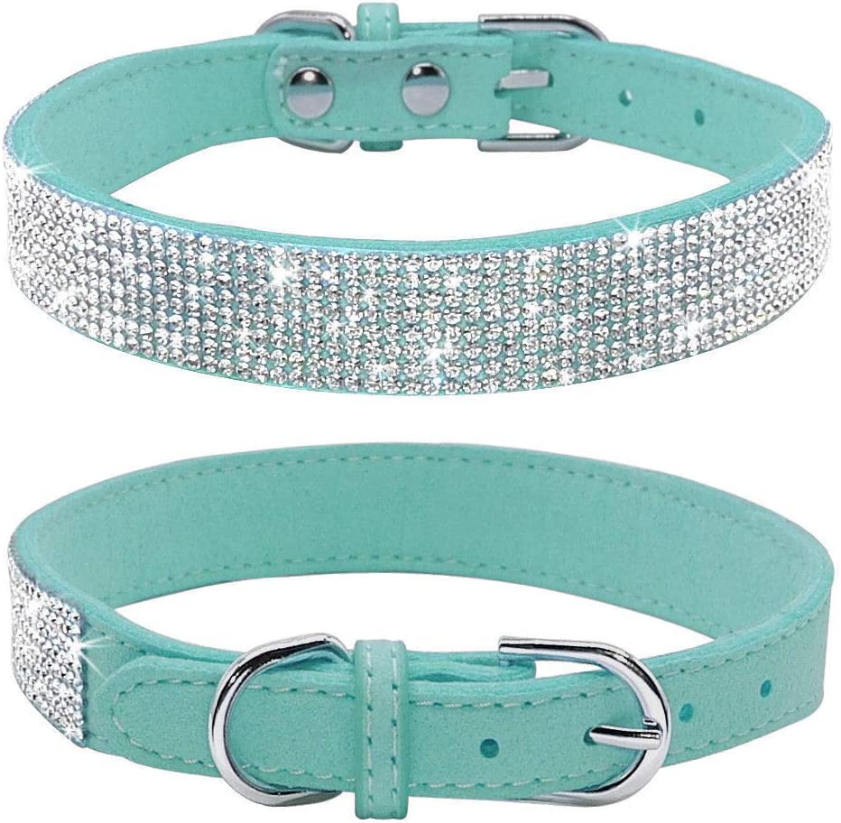 Haoyueer Rhinestone Dog Collar