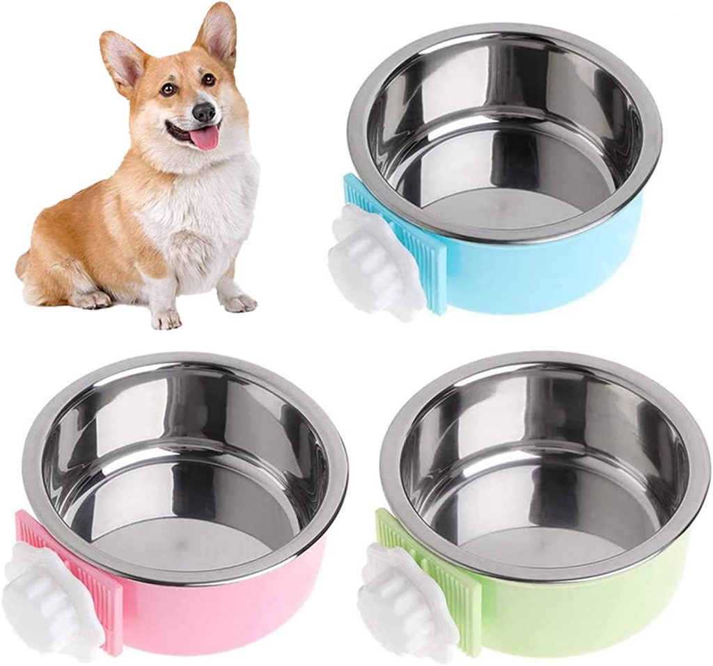 Kathson Crate Dog Bowls