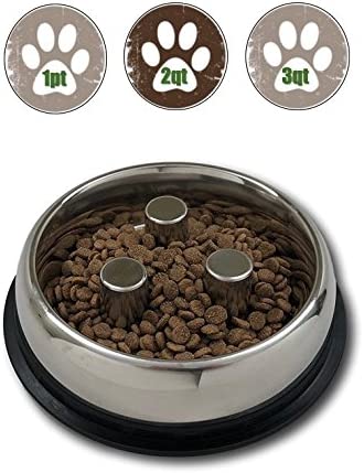 Top Dog Chews Brake-Fast Slow Feed Bowls