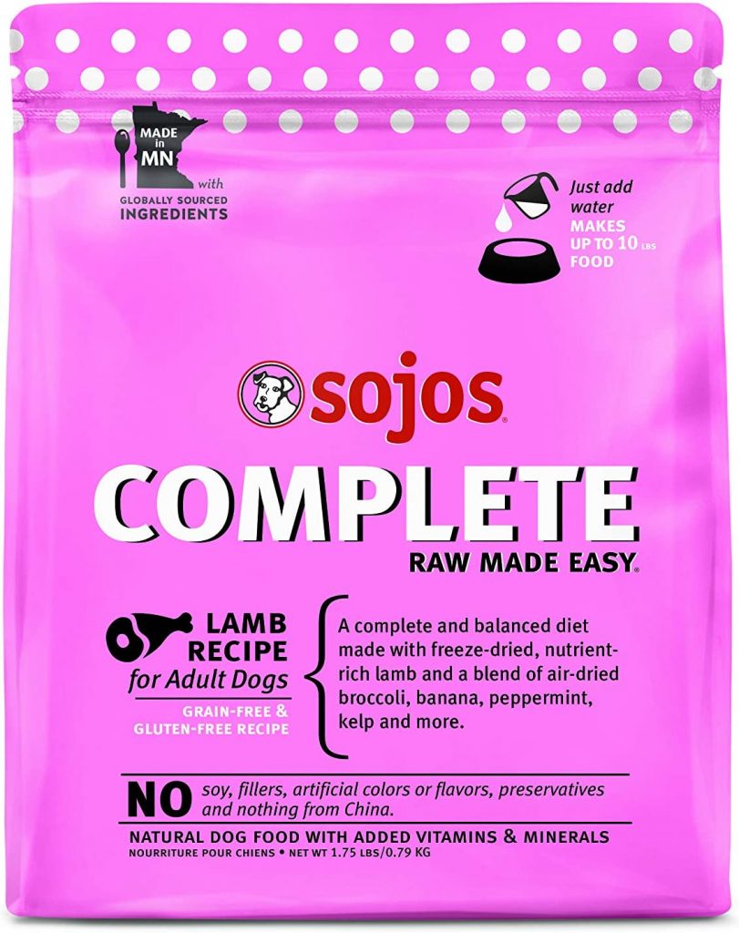 Sojos Complete Freeze-Dried Raw Dog Food