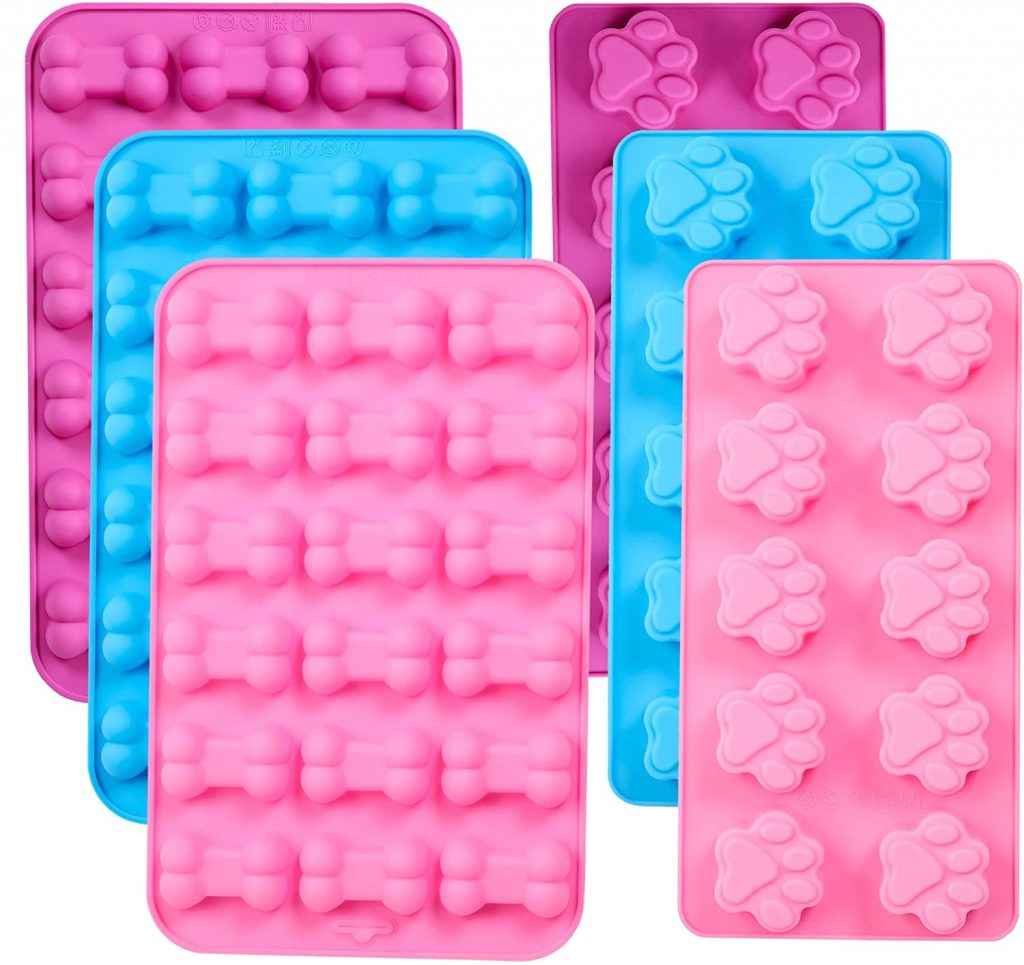 TDHDIKE Six-Piece Silicone Molds for Dog Treats