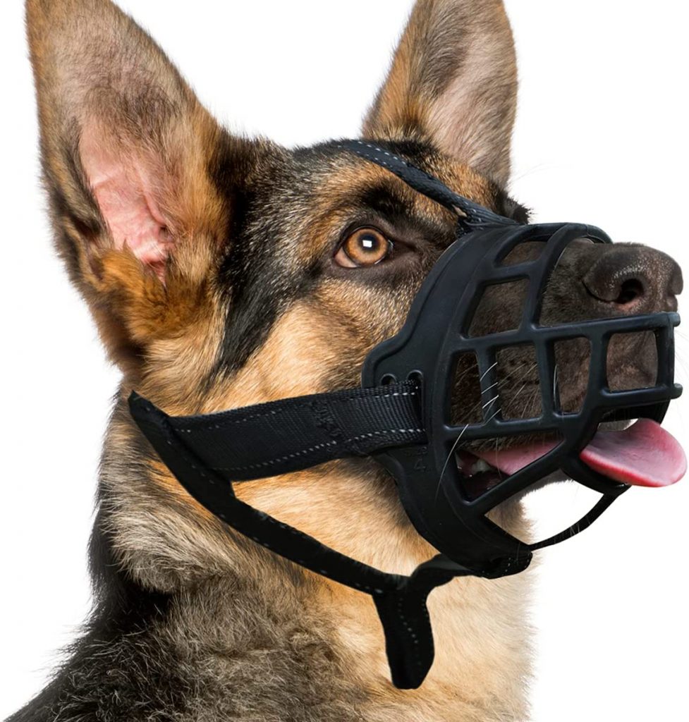 Barkless Silicone Basket Dog Muzzle