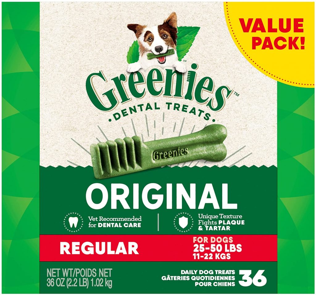 Greenies Dog Treats Original Regular