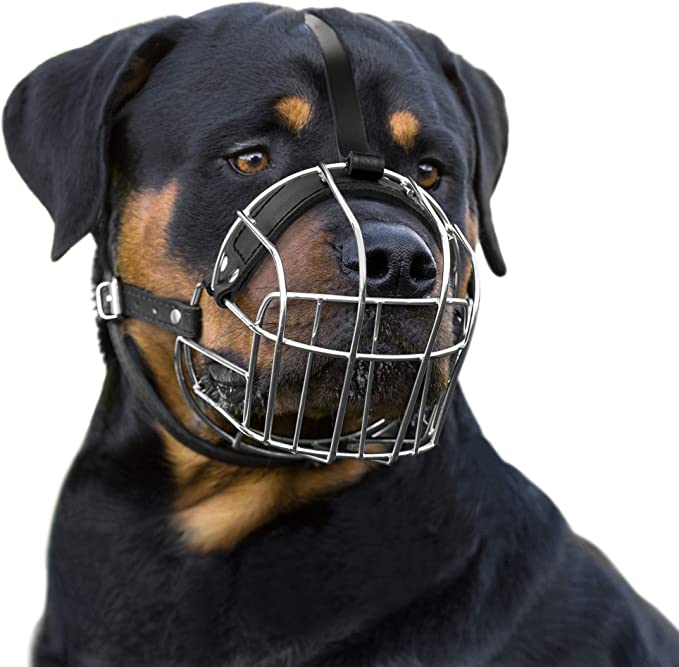 Metal Cage Rottweiler Muzzle