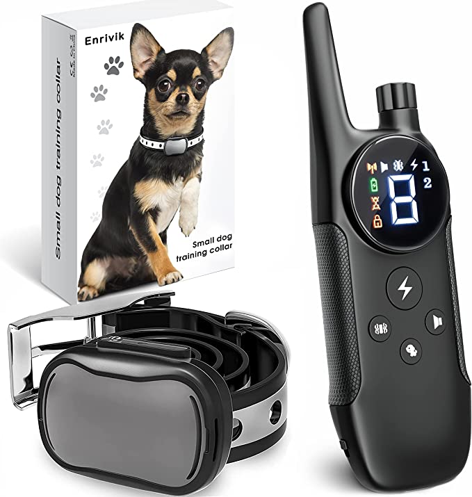 Enrivik Extra Small Size Training Shock Collar Small Dogs and Puppies