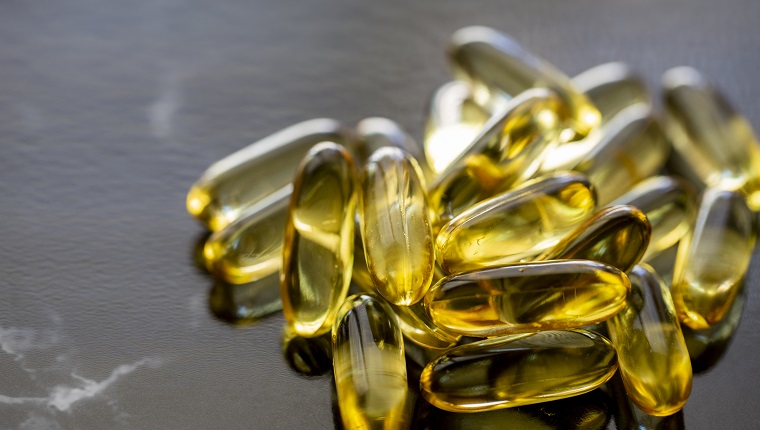 Evening Primrose Oil capsules.