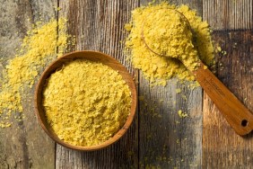 Raw Yellow Organic Nutritional Yeast in a Bowl