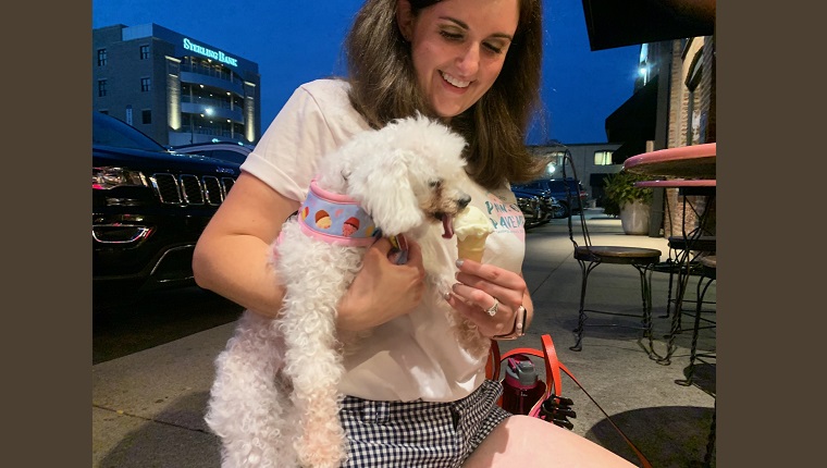 Leia LOVED her pup cone, and I loved watching her enjoy it! 