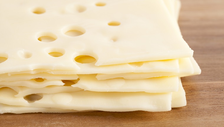 slices of swiss cheese