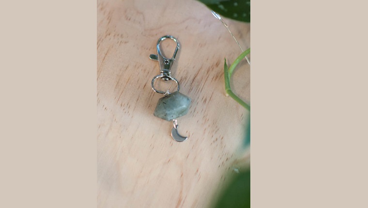 labradorite charm