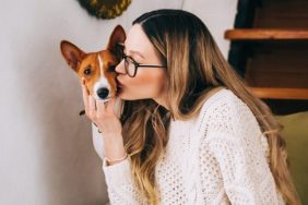 sagittarius kissing basenji