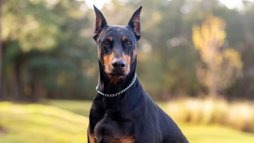 Doberman bedtime routine