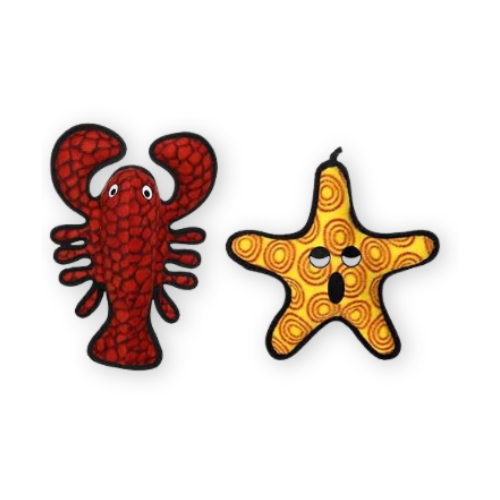 TUFFY Ocean Larry Lobster Best Indestructible Dog Toys by TUFFY