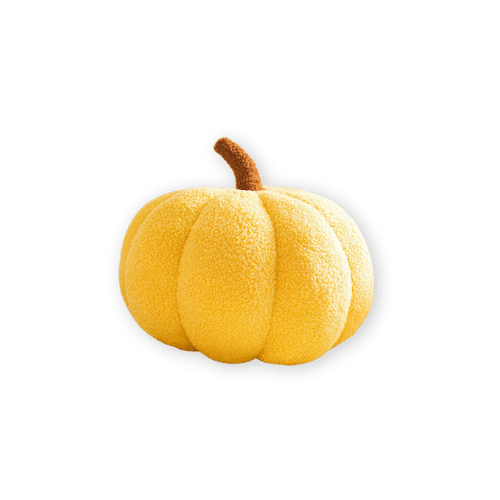 Teddy Fleece Pumpkin Pillow