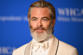 US actor Chris Pine arrives for the White House Correspondents' Association (WHCA) dinner at the Washington Hilton, in Washington, DC, on April 27, 2024.