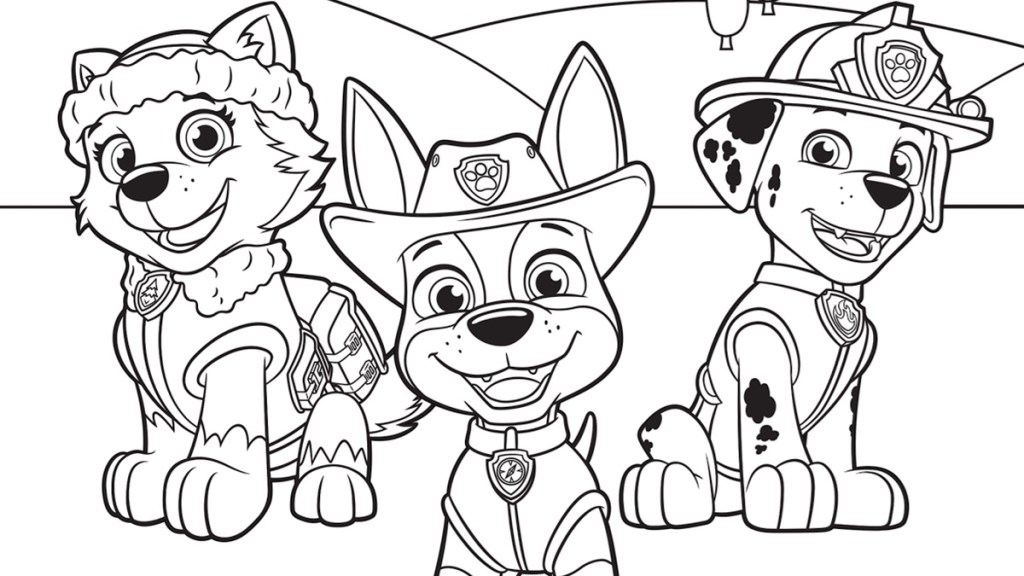 Best PAW Patrol Coloring Pages Books 2025 Crayola Nick Jr.