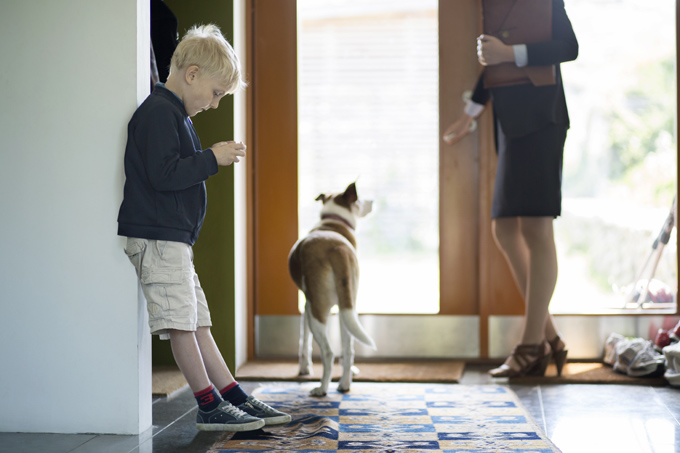 Dogs can see a lot more than humans in the dark! It came in handy when they were in the wild.