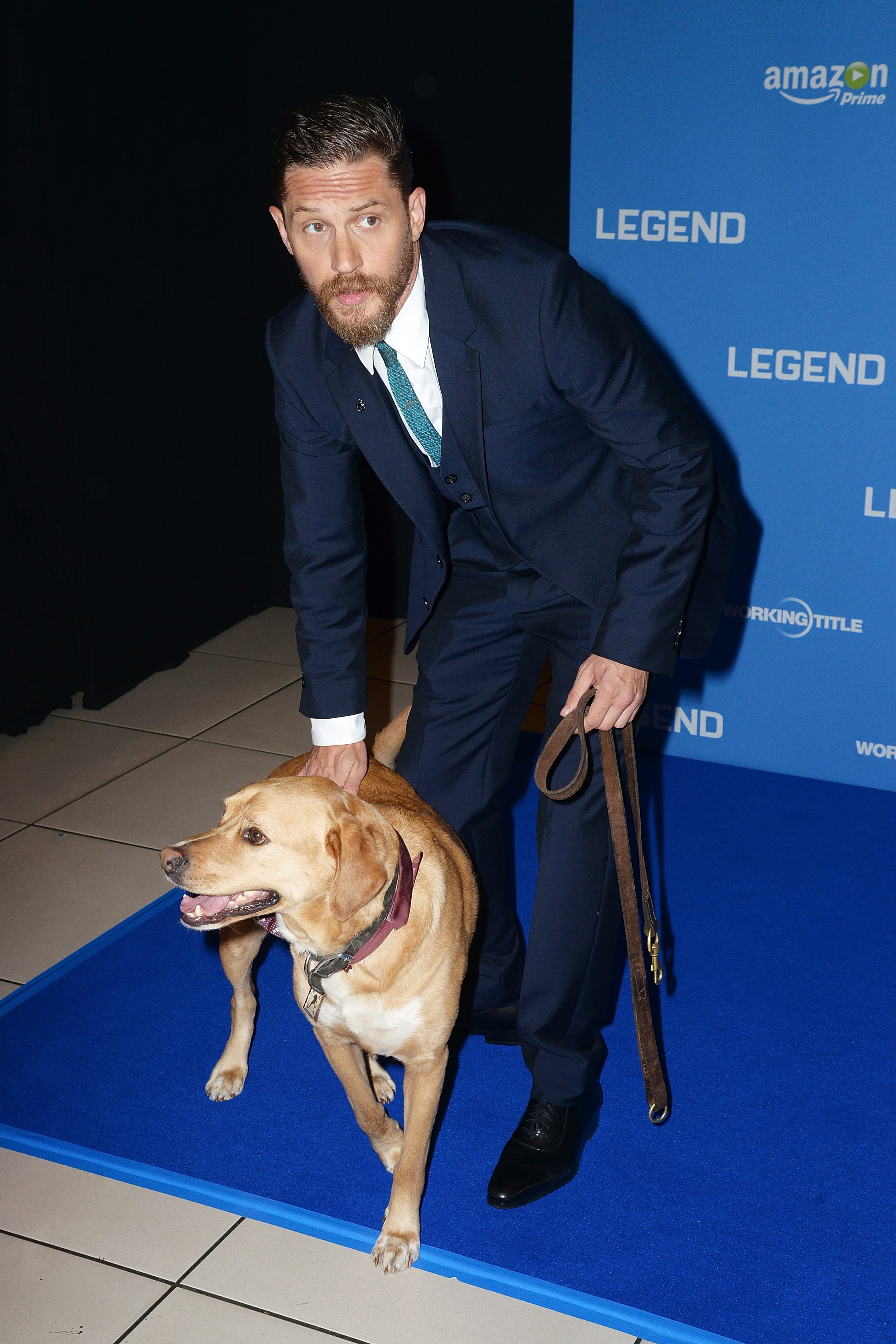 Tom Hardy And His Dog, Woody