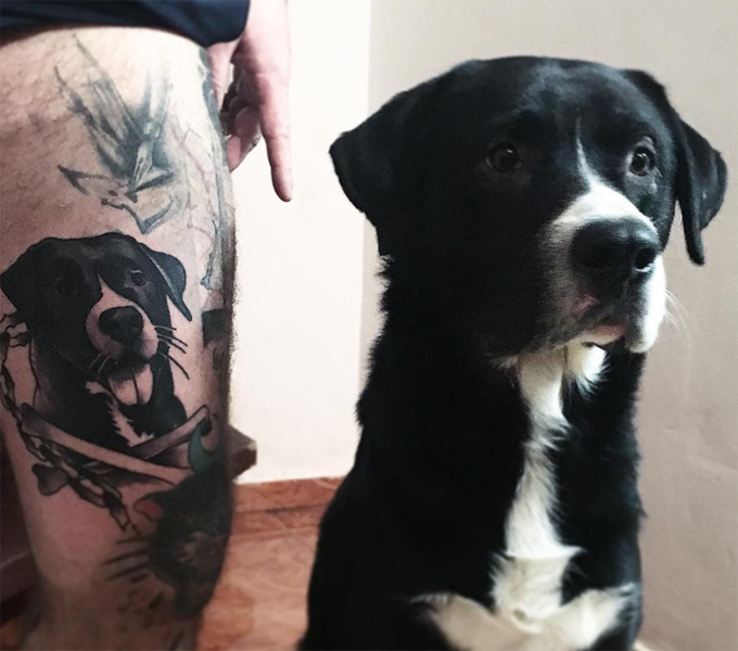 Dog Owner Pet Tattoo